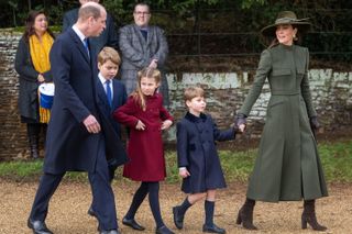 Kate and Wills with their children