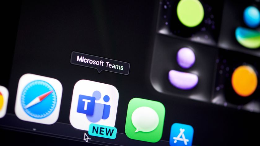 Microsoft Teams app and logo running on a laptop and smartphone.