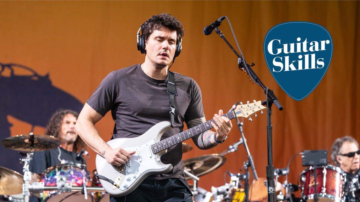 (L-R) Jay Lane, John Mayer and Mickey Hart of Dead and Company perform during 2023 New Orleans Jazz &amp; Heritage Festival at Fair Grounds Race Course on May 06, 2023 in New Orleans, Louisian