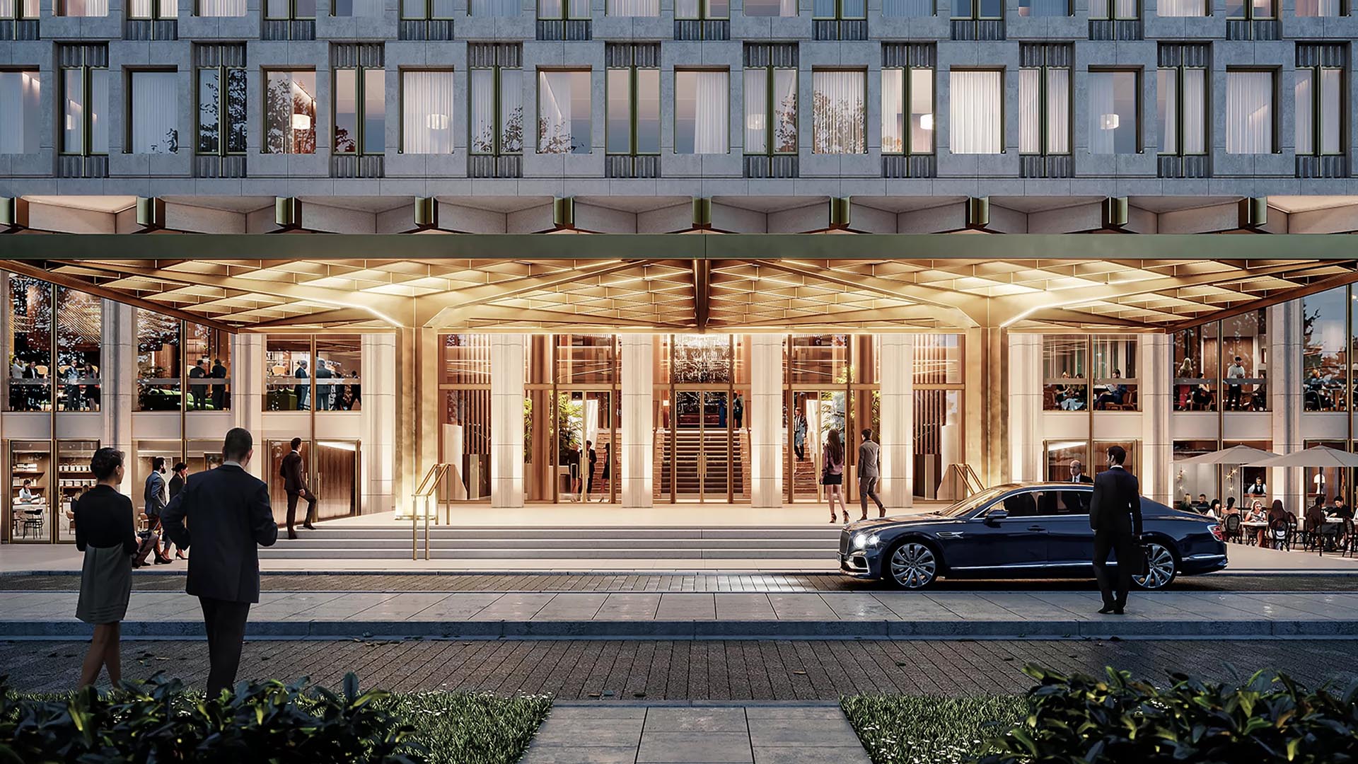 The outside of the Chancery Rosewood hotel. 