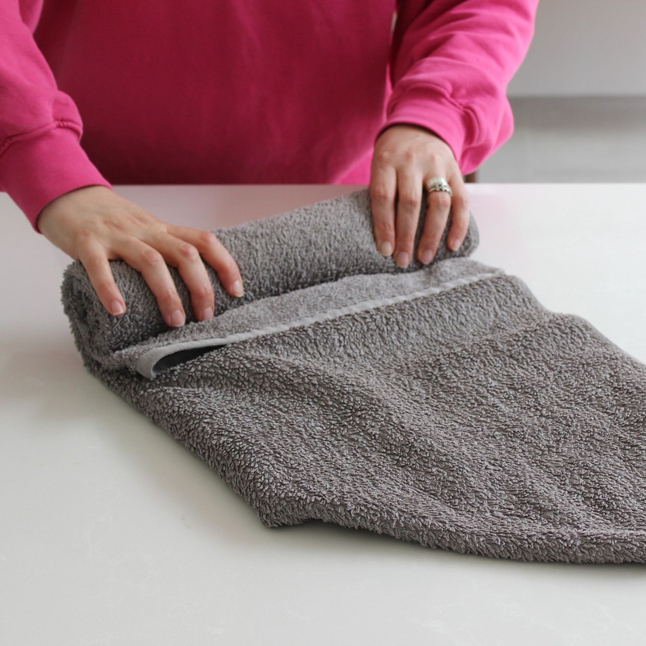 Towel folding hack