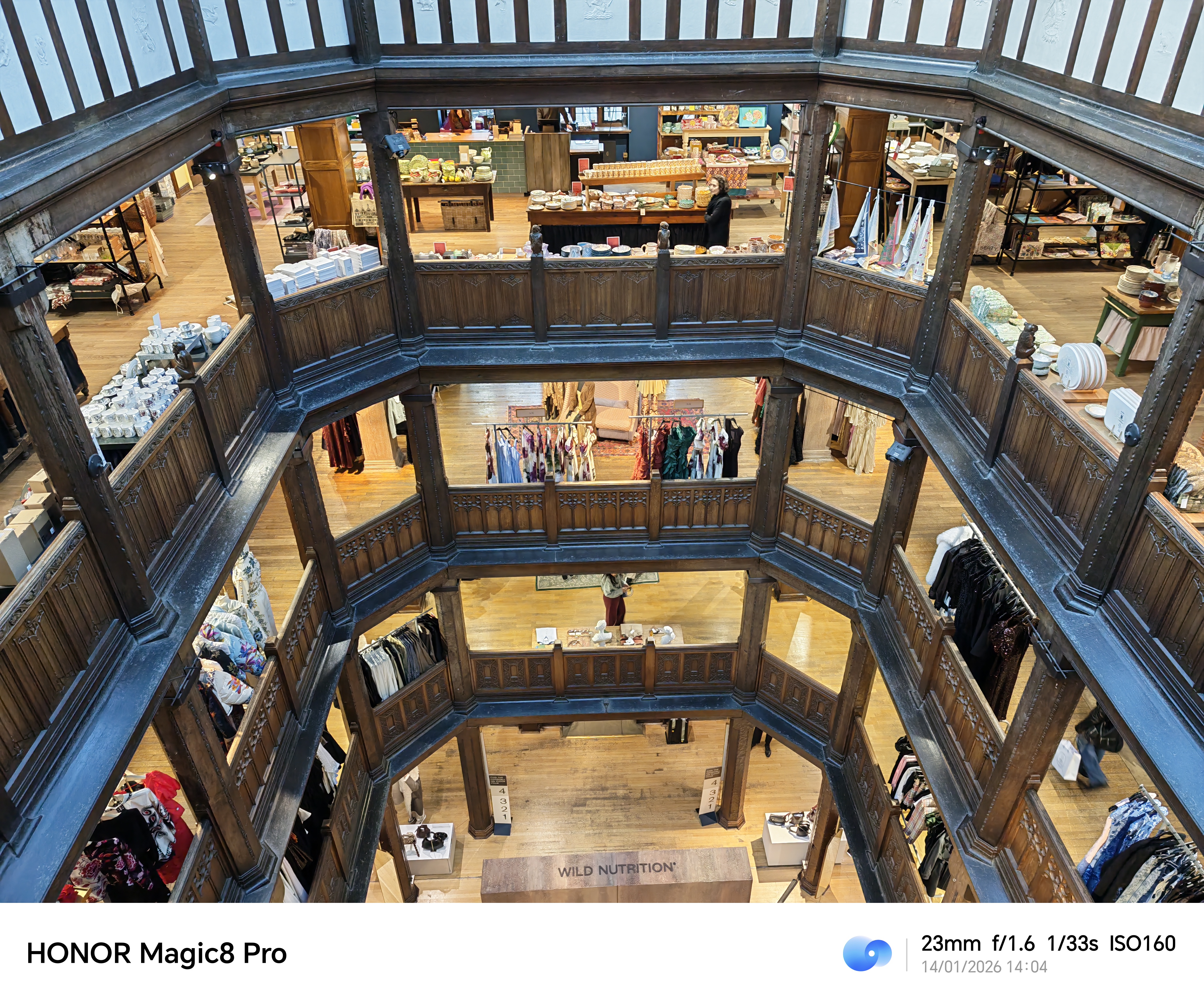 Honor Magic 8 Pro camera sample Liberty atrium 1x zoom