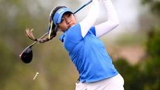 Zoe Campos takes a shot during the women's NCAA Division I Championship