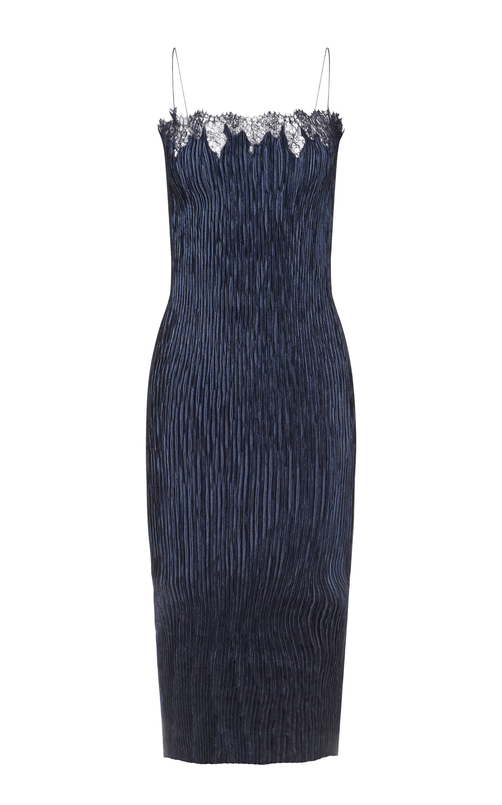Lumi Lace-Detailed Pleated Dress
