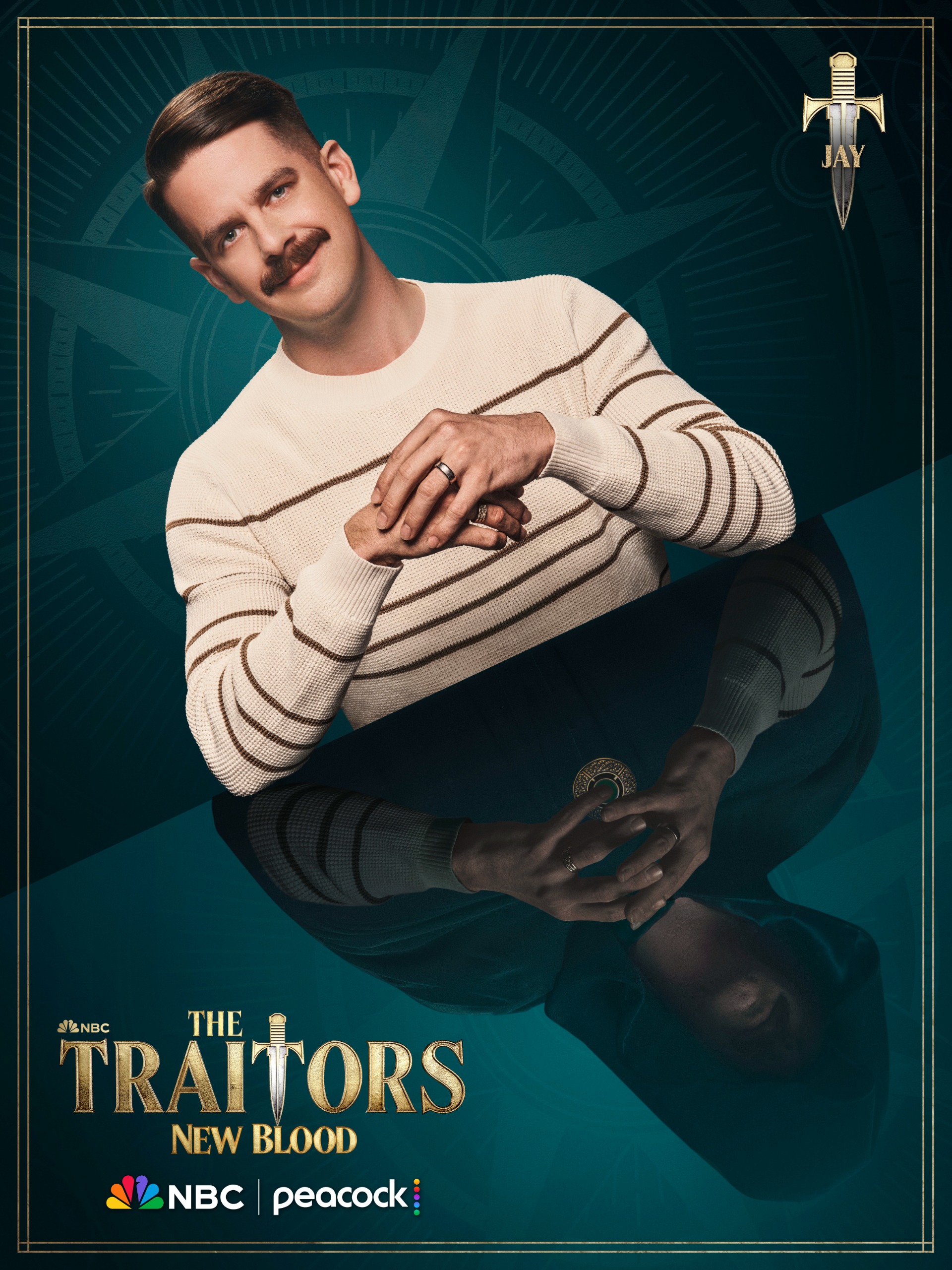 The cast portrait for Jay Vinnedge from NBC's 'The Traitors: New Blood.'