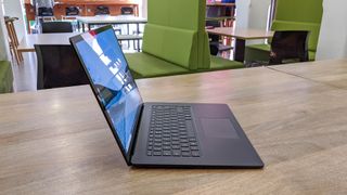 Microsoft Surface Laptop 3 15-inch model sitting on a desk