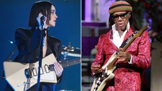 [L-R] St. Vincent and Nile Rodgers
