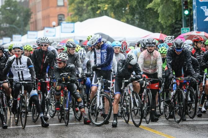 Riders roll to today's rainy start