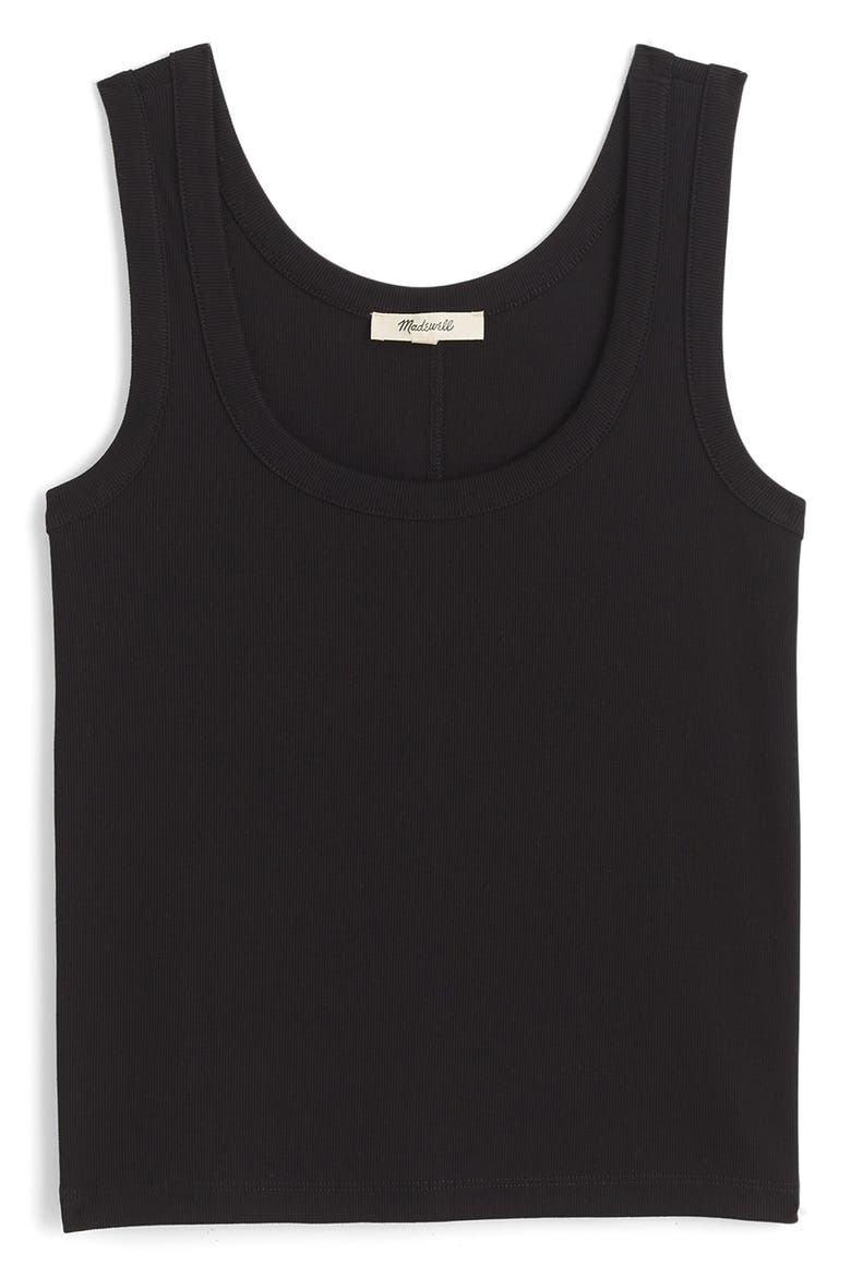 Scoop Neck Regenerative Cotton Rib Tank