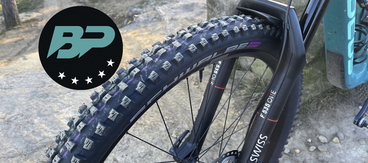 Schwalbe Tacky Chan Super Trail tire on a bike