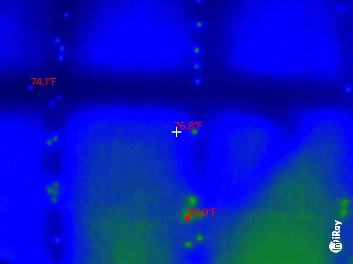 Screenshots of InfiRay P2 Pro Thermal Camera Samples.