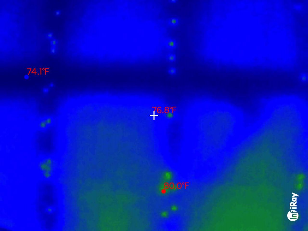 Screenshots of InfiRay P2 Pro Thermal Camera Samples.