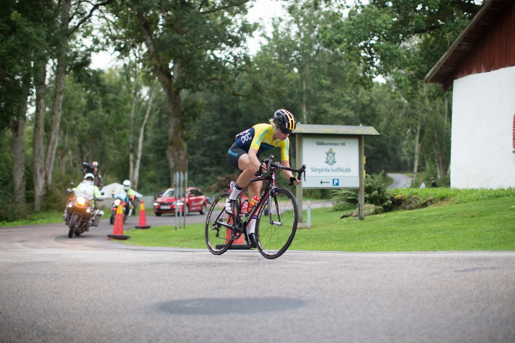 Malin Berlin (Swedish National Team) attacks in the early stages