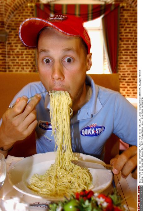 Tom Boonen takes refuelling seriously