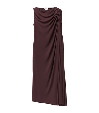 Draped Midi Dress