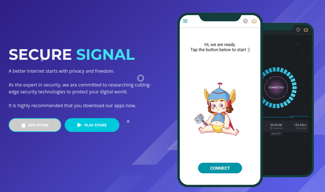 Secure Signal website