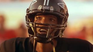 Willie Beaman (Jamie Foxx) on the starting line in Any Given Sunday