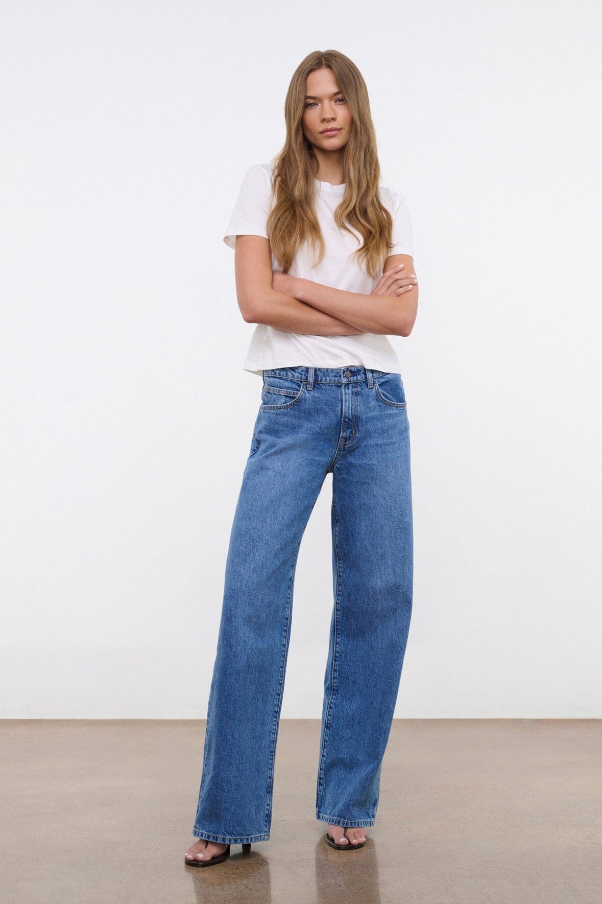 Staud, Gus Relaxed Jean Vintage Wash