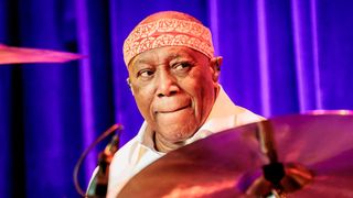 Billy Cobham performs at Blue Note on February 23, 2024 in Milan, Italy