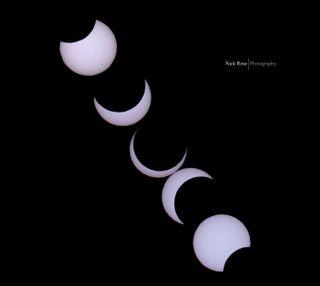 Annular solar eclipse Sequence