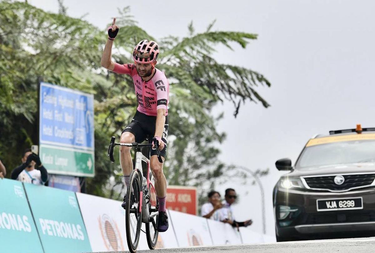 Simon Carr wins stage 5 of the Tour de Langkawi
