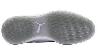 The outsole of the Puma Ignite NXT golf shoes