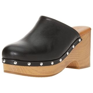 The Drop Women's Francine Clog, Black, 4