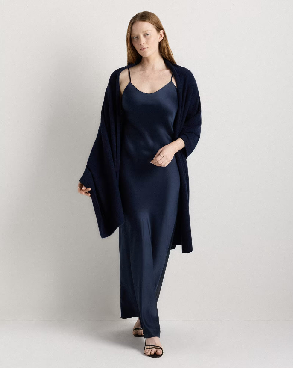 Quince, Cashmere Wrap | Quince in True Navy