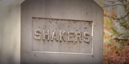 A Shakers monument.