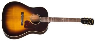 Gibson's 1942 Banner J-45 Vintage Sunburst Light Aged acoustic guitar