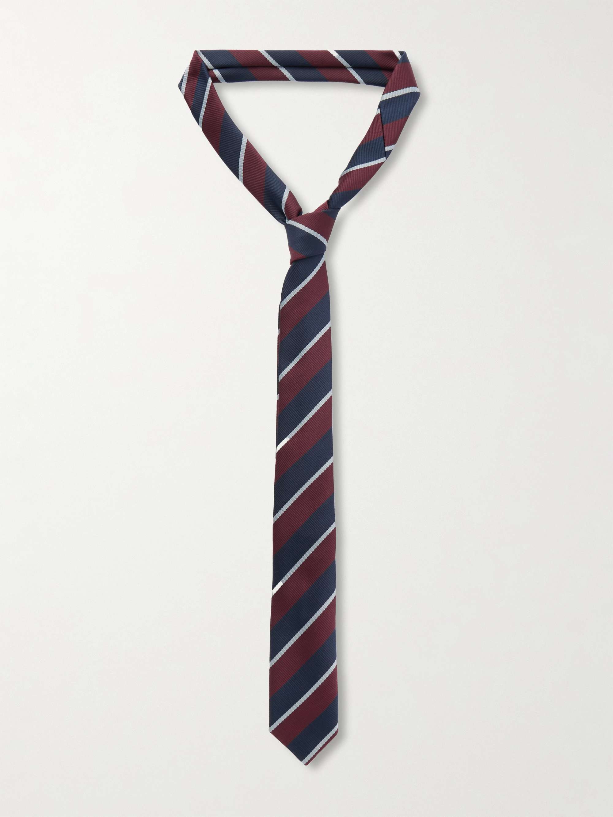 Lene Striped Twill Tie