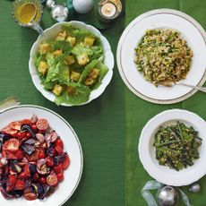Green Salad, french beans-Christmas-Christmas Food-Woman and home