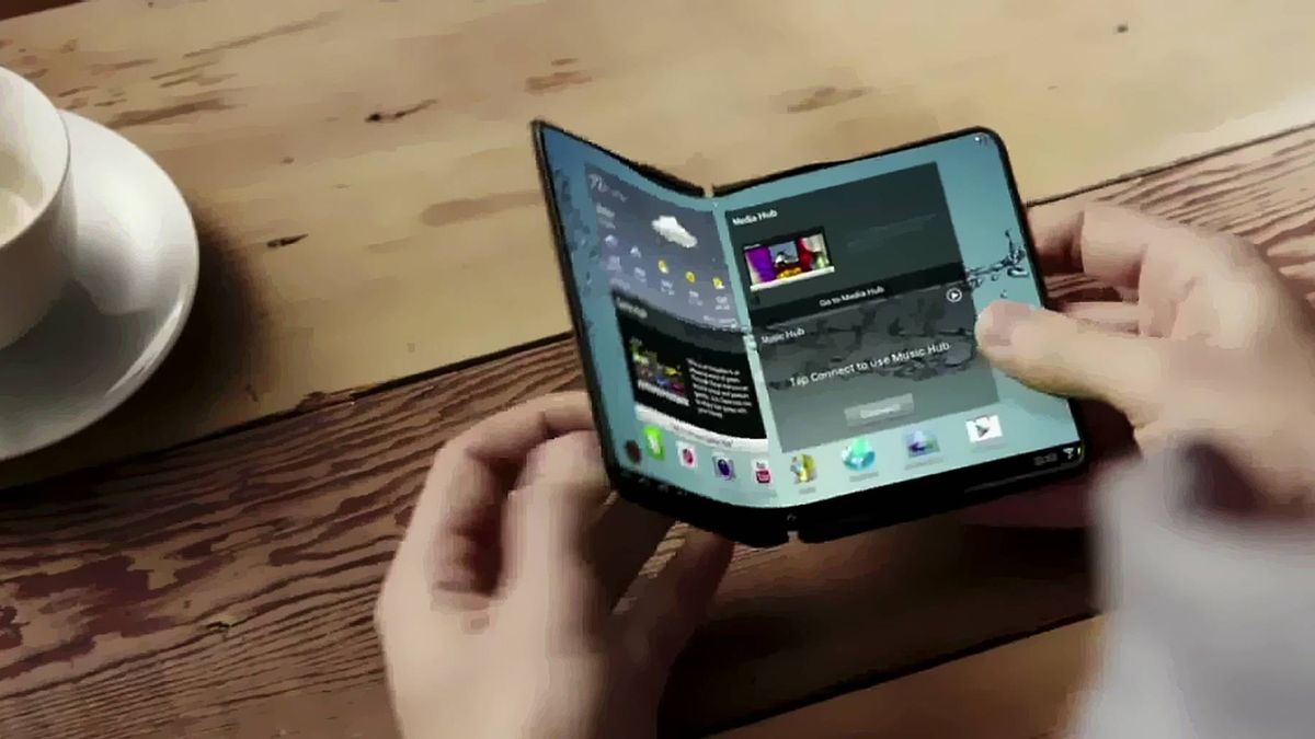 samsung folding phone 2019