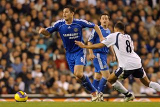 Lampard played many derby clashes against Tottenham