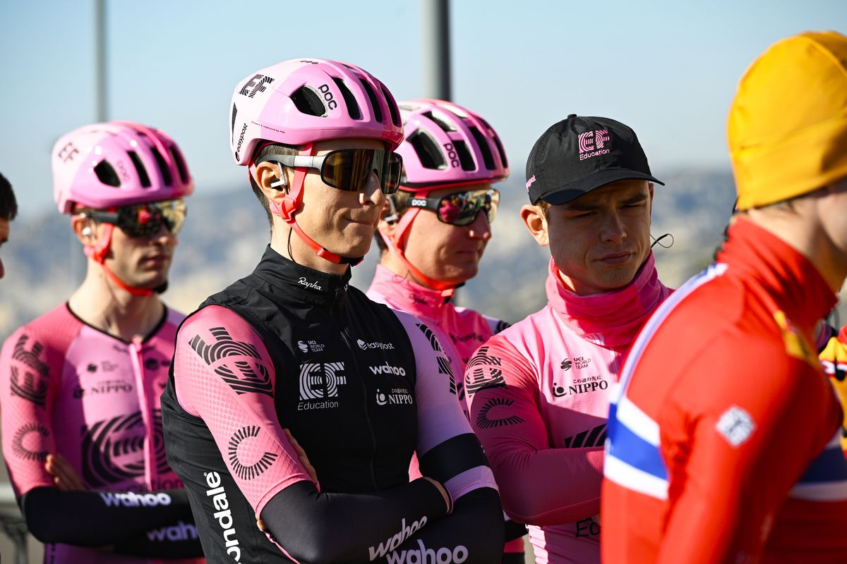 Grand Prix Cycliste de Marseille La Marseillaise 2023 - 44th Edition - Marseille - Sept&Atilde;&uml;mes-Les-Vallons 167,9 km - 29/01/2023 - Neilson Powless (USA - EF Education - EasyPost) - photo Alessandro Perrone/SprintCyclingAgency&Acirc;&copy;2022