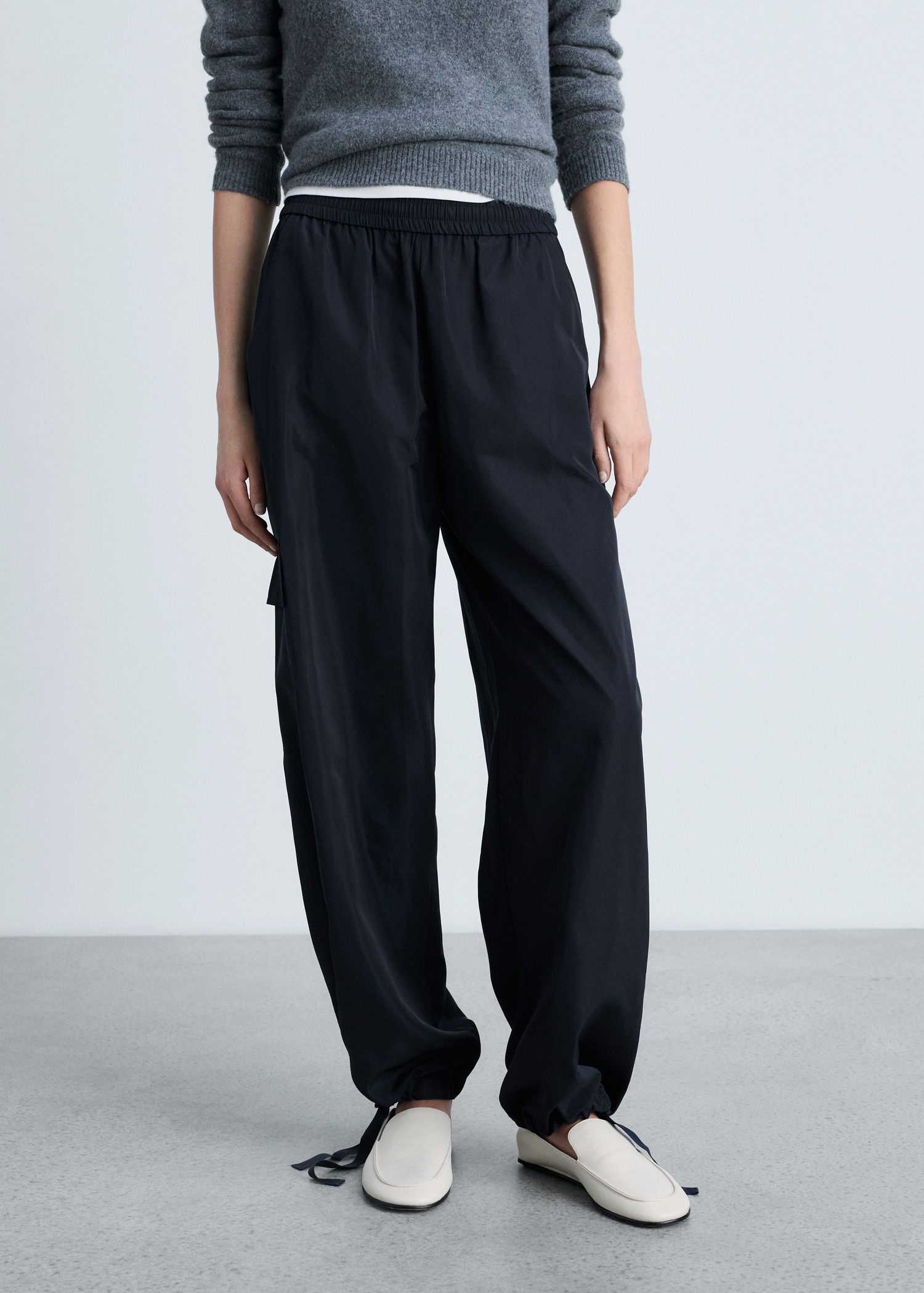 Cargo Pants With Adjustable Hem - Women | Mango Usa