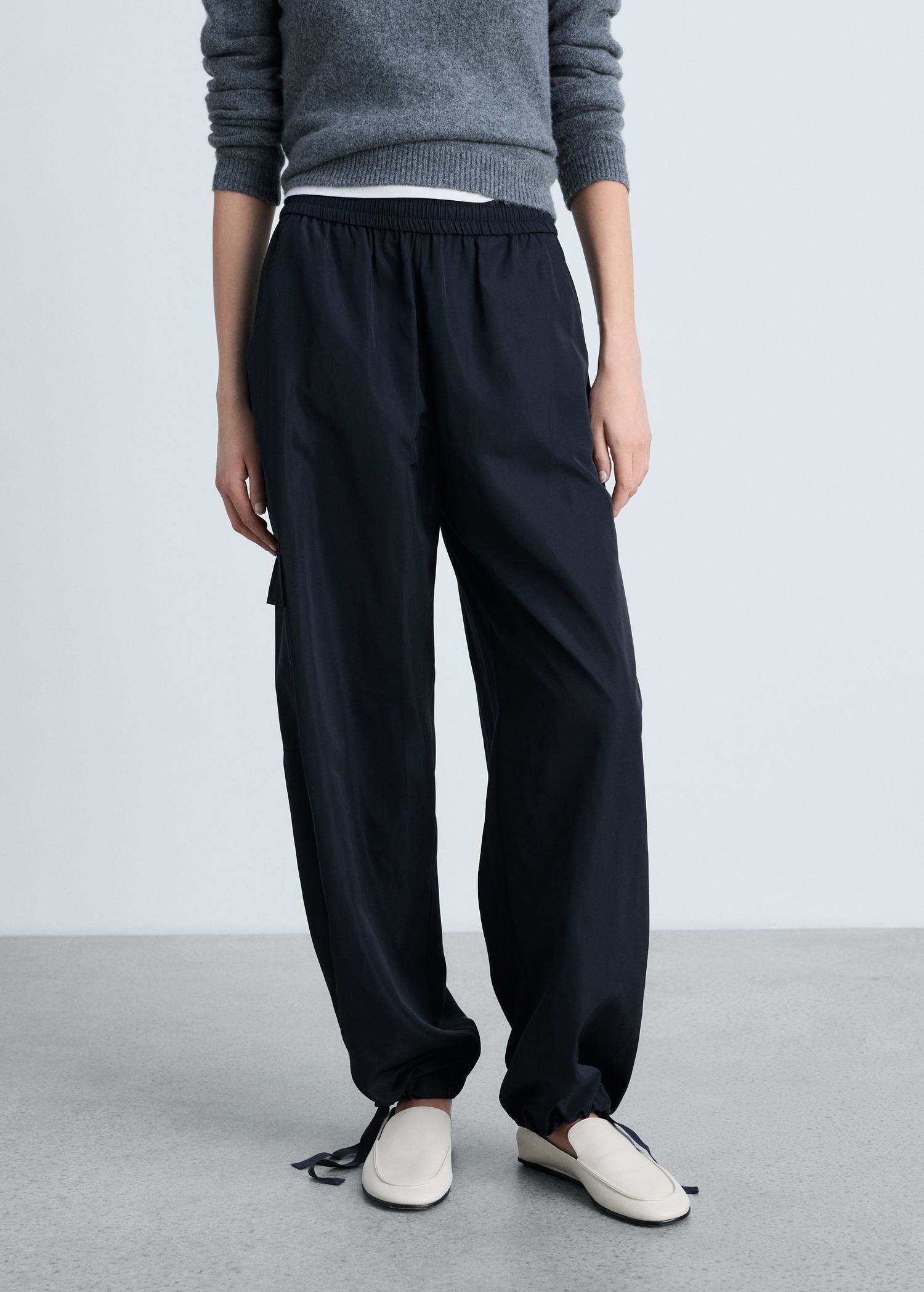 Cargo Pants With Adjustable Hem - Women | Mango Usa