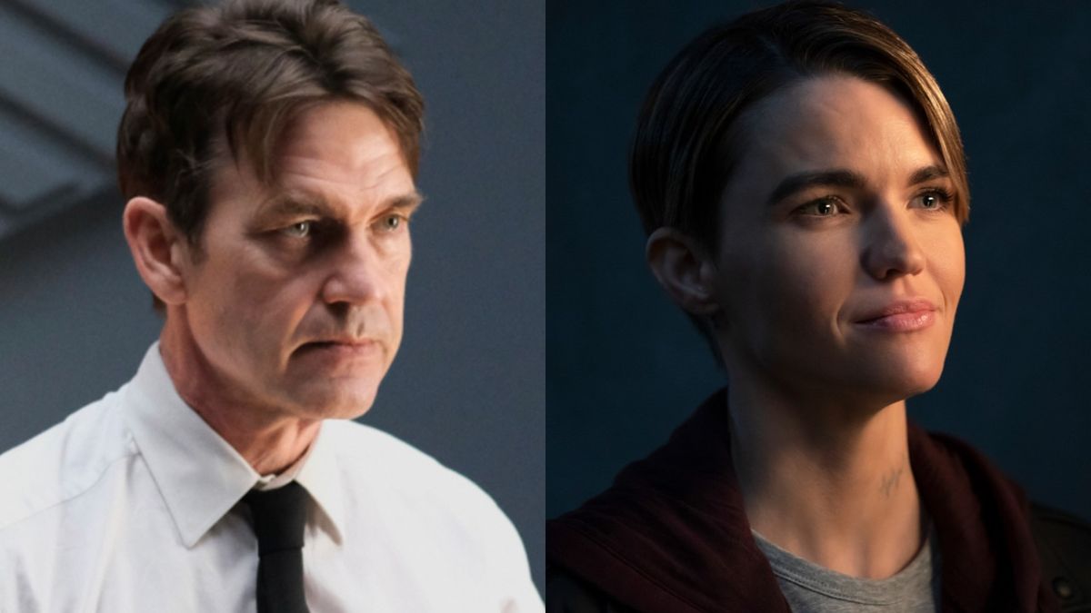 batwoman dougray scott and ruby rose side by side the cw