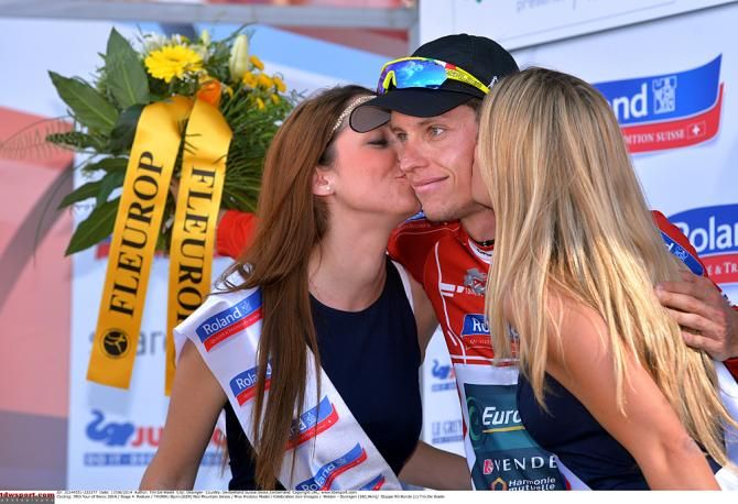 Bjorn Thurau (Europcar) in the mountains jersey