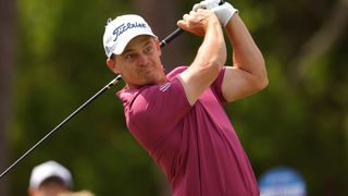 Bud Cauley takes a shot in the final round at the Valspar Championship