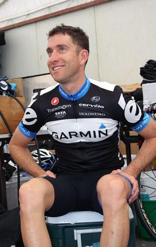 Christian Vande Velde joined up with his Garmin-Cervelo teammates.