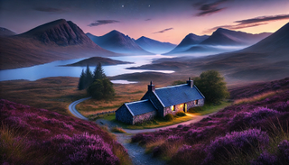 Highlands scene by ChatGPT