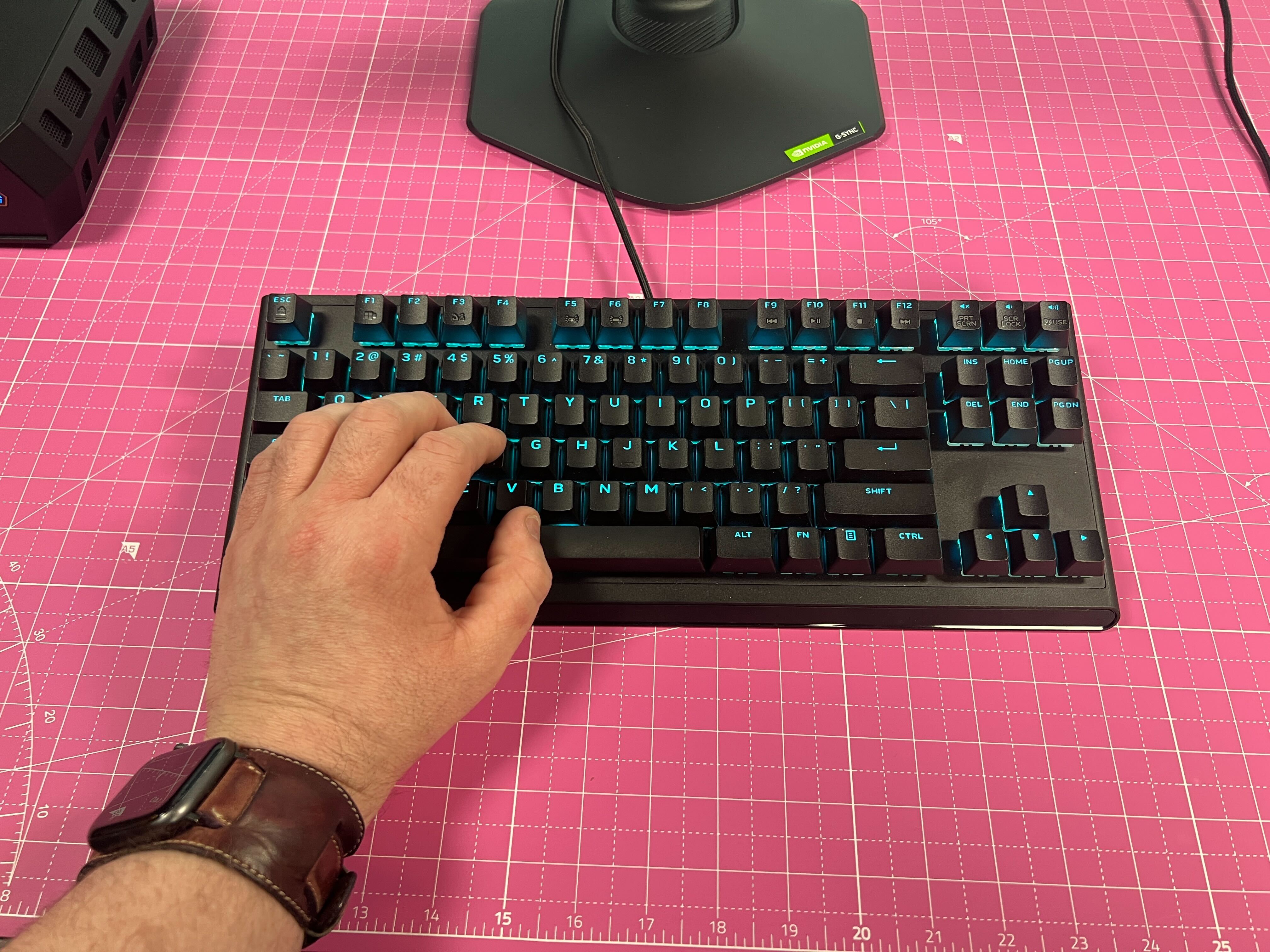 closeup of black keyboard