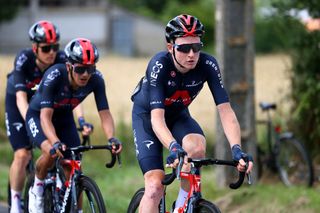 CHATEAUROUX FRANCE JULY 01 Tao Geoghegan Hart of The United Kingdom and Team INEOS Grenadiers during the 108th Tour de France 2021 Stage 6 a 1606km stage from Tours to Chteauroux LeTour TDF2021 on July 01 2021 in Chateauroux France Photo by Michael SteeleGetty Images