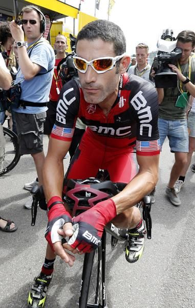George Hincapie (BMC) garnered plenty of attention before the start of stage 5.