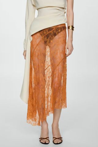 Mango orange skirt