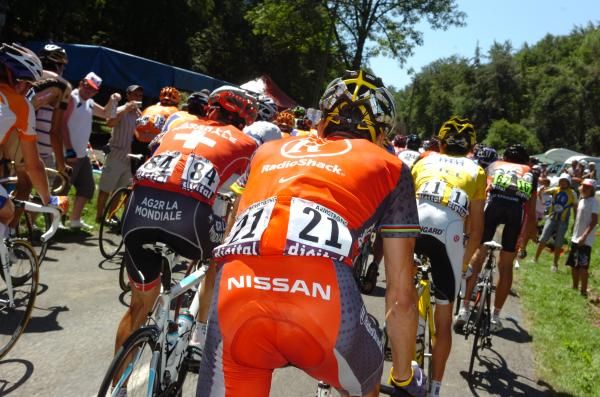 Lance Armstrong (RadioShack) showed mild signs of improvement today, finishing 23rd
