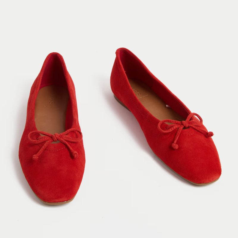 Image of red ballet flats