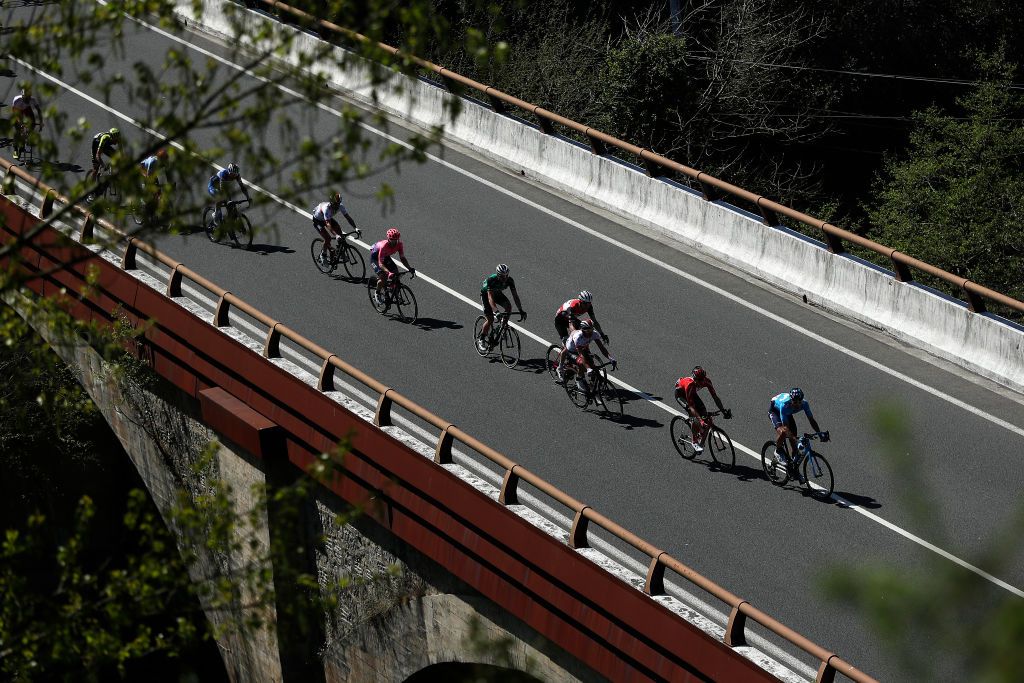 Across a bridge for the break