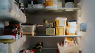 picture of inside of a fridge with various foods and spreads to show one of the unexpected places mould may be hiding
